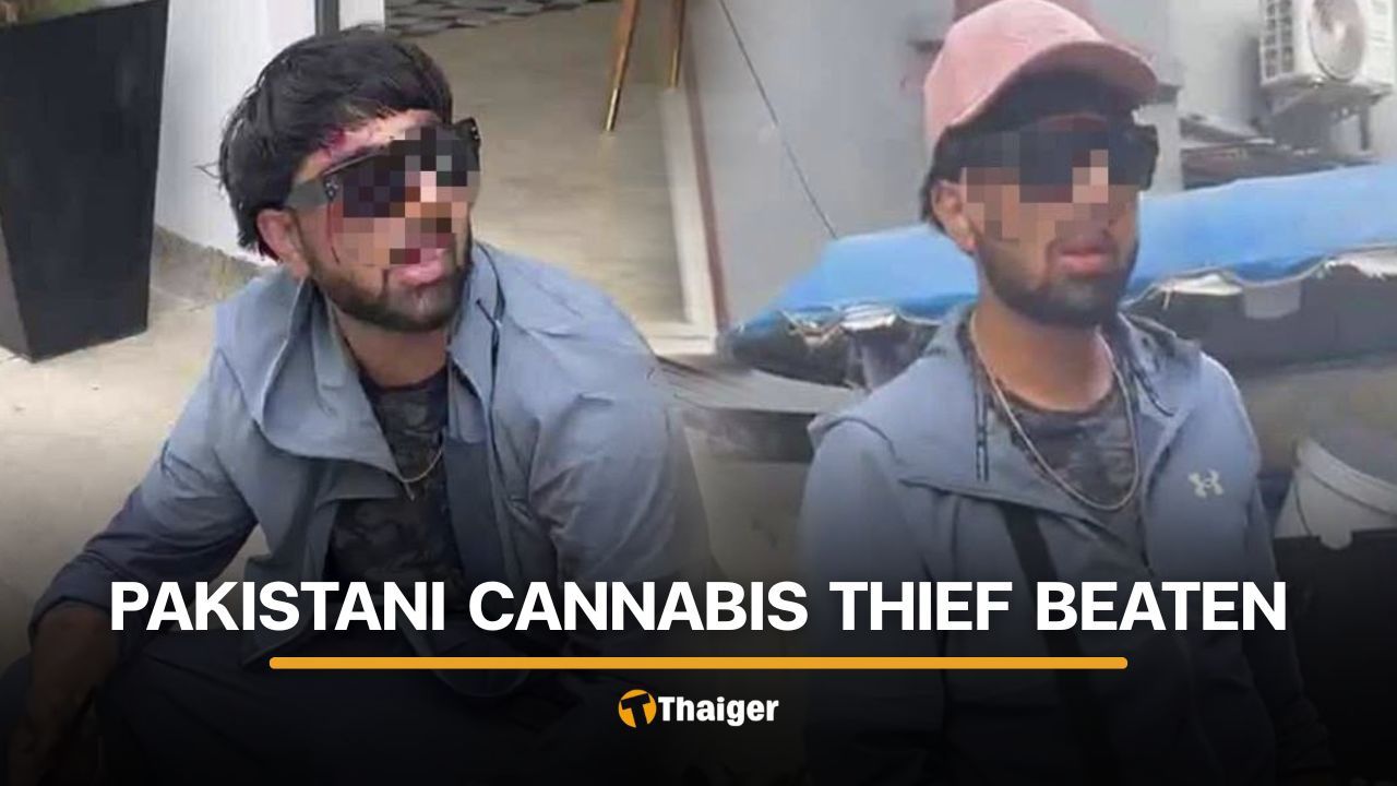 Pakistani man caught and beaten for stealing cannabis in Phuket