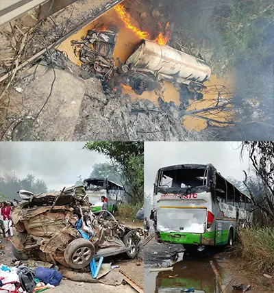 Temporary Traffic Diversion on Accra-Kumasi Highway Following Crash at Birimso Bridge