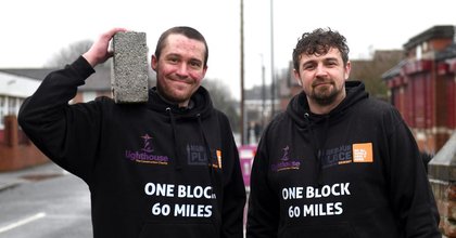 ‘It’s been a brutal privilege’ - Challenge to shoulder a concrete block 60 miles from Hull to Skegness is completed