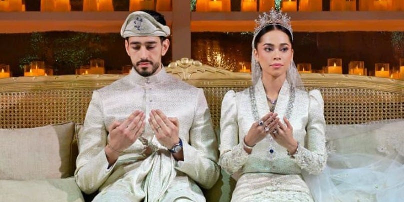 Malaysian Princess Marries a British Racing Driver