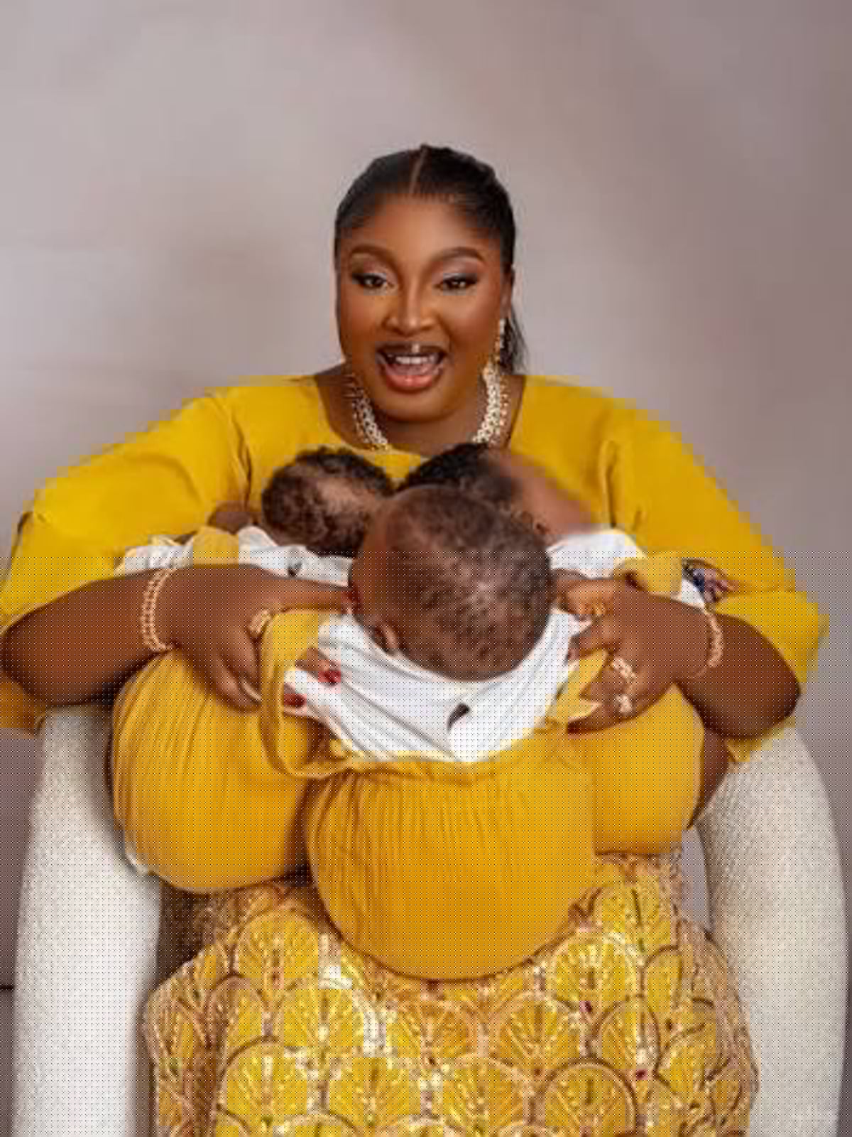 ‘From waiting to wonder’, Mo Bimpe expresses gratitude ahead of triplets’ thanksgiving ceremony