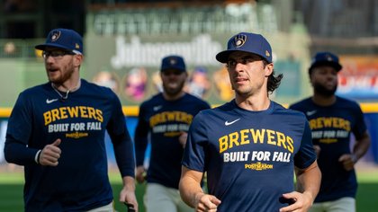 Jackson Chourio leads off for the Brewers in Game 1 of the NLDS; here are the rest of the lineups