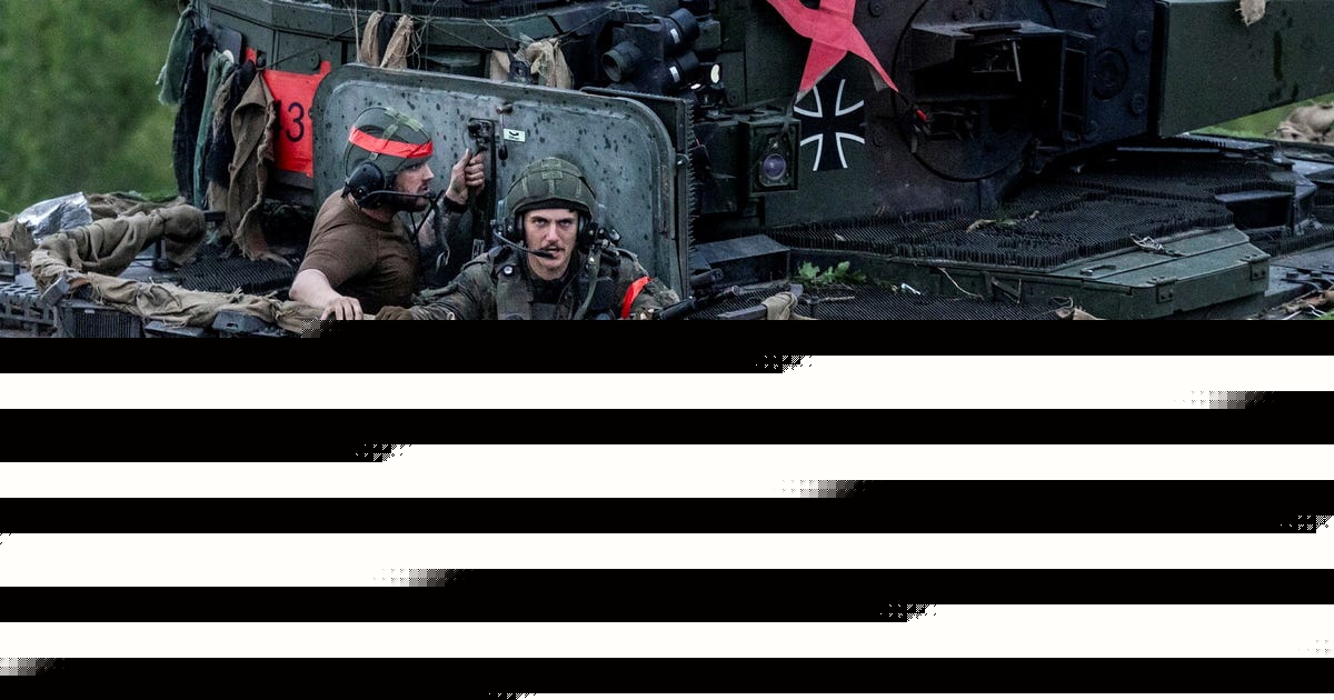 Tyskt pansar ska försvara Litauen mot Ryssland