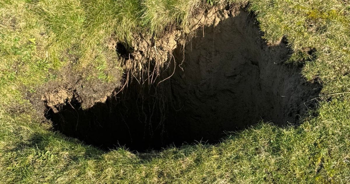 Gaping holes appear among popular Perranporth dunes