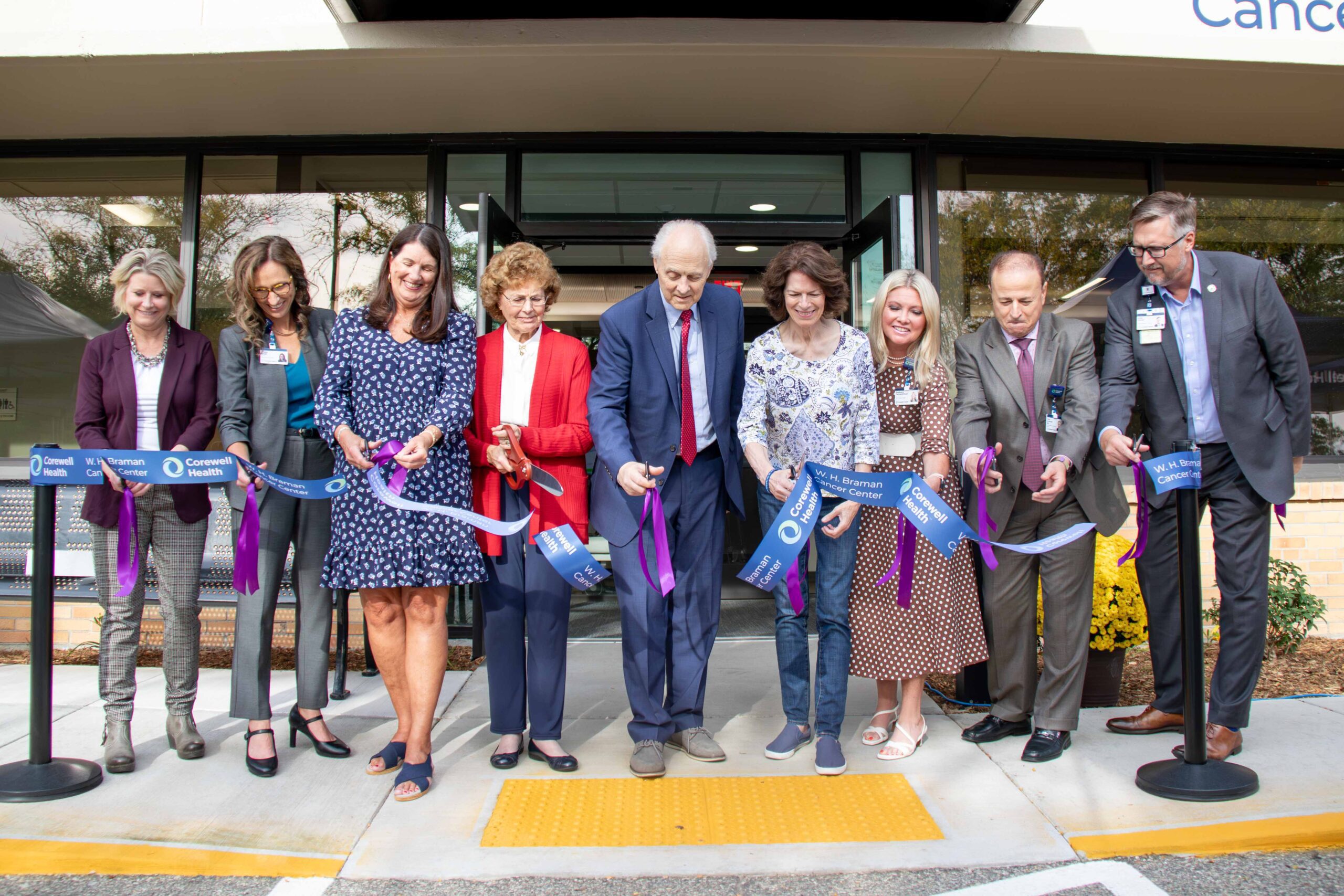 Corewell Health Greenville Hospital celebrates opening of W. H. Braman Cancer Center