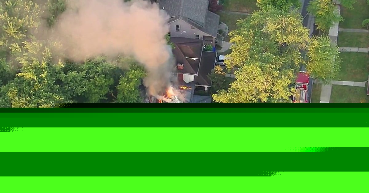 Watch: Firefighter crews battle house fire in Highland Park