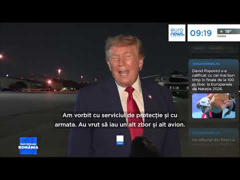 Trump, despre plecarea din Turcia: Am schimbat avionul pentru că exista o amenințare la adresa mea