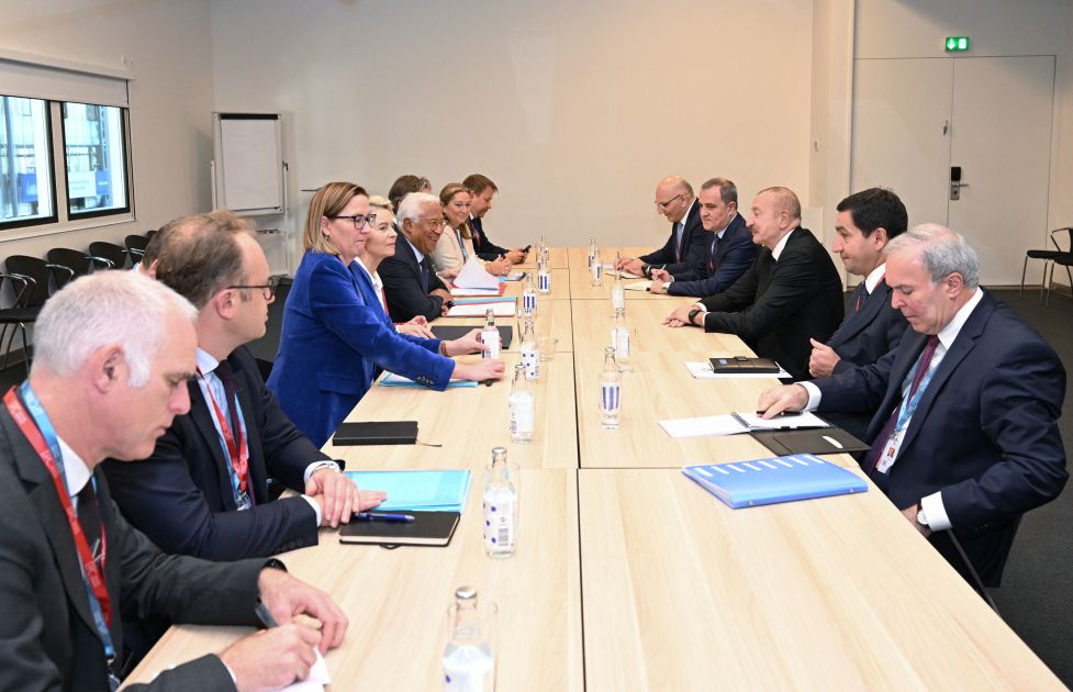 President Ilham Aliyev meets European Council and European Commission presidents in Copenhagen