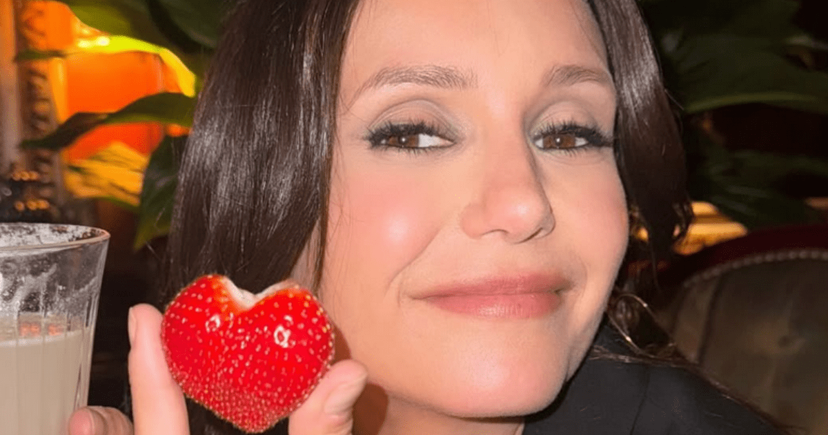 Nina Dobrev Munches on Heart-Shaped Strawberry in Paris: ‘Eat Your Heart Out’