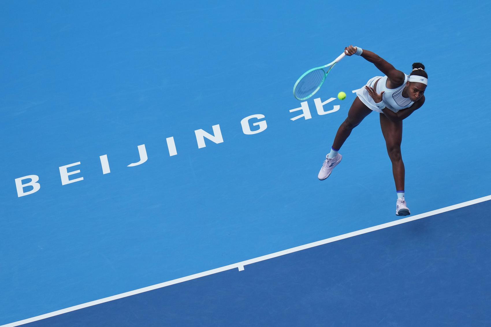 Gauff and Anisimova set up all-American semifinal at China Open