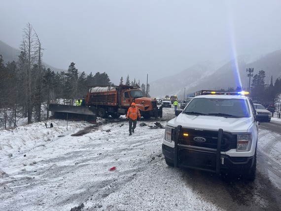 Summit County crash involving plow, hockey team van kills driver, injures 8, prompting extended eastbound I-70 closure near tunnels