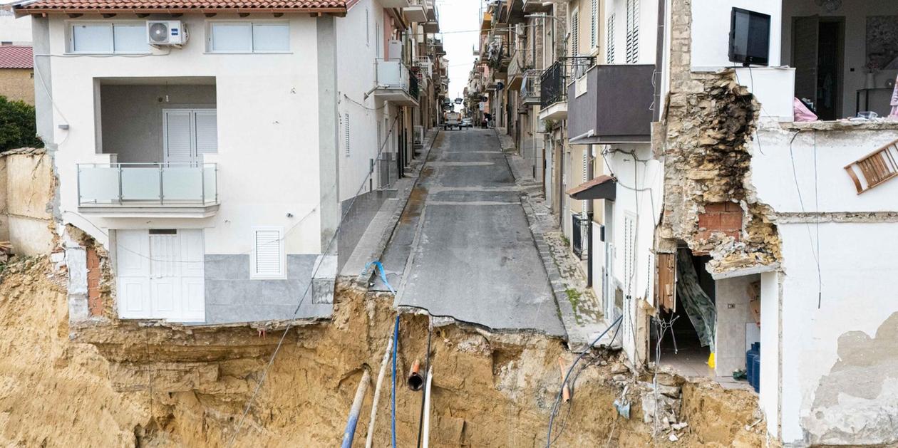 Erdrutsch auf Sizilien: Eine Stadt steht am Abgrund