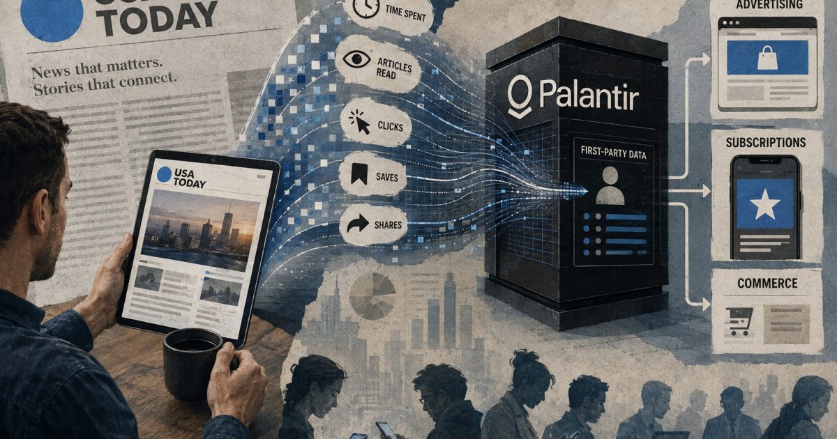 USA TODAY and Palantir Are Turning Reader Behavior Into Business Data, Adding More Value