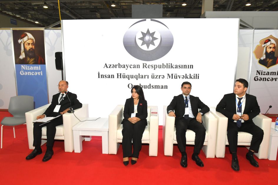 Ombudsman's Office highlights its publications and awareness activities at Baku Int'l Book Fair