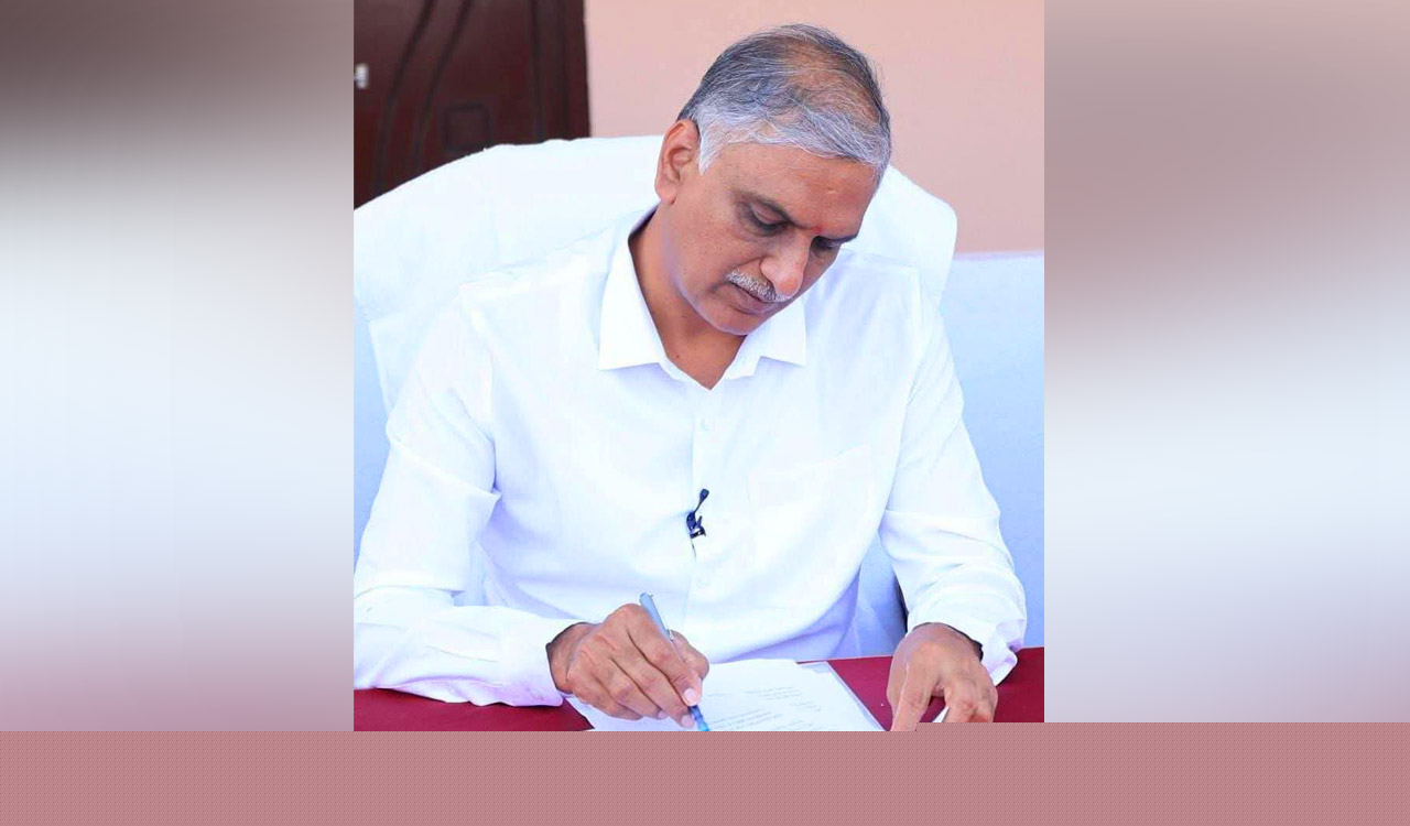 Start immediate pumping of Kaleshwaram water to fill reservoirs: Harish Rao