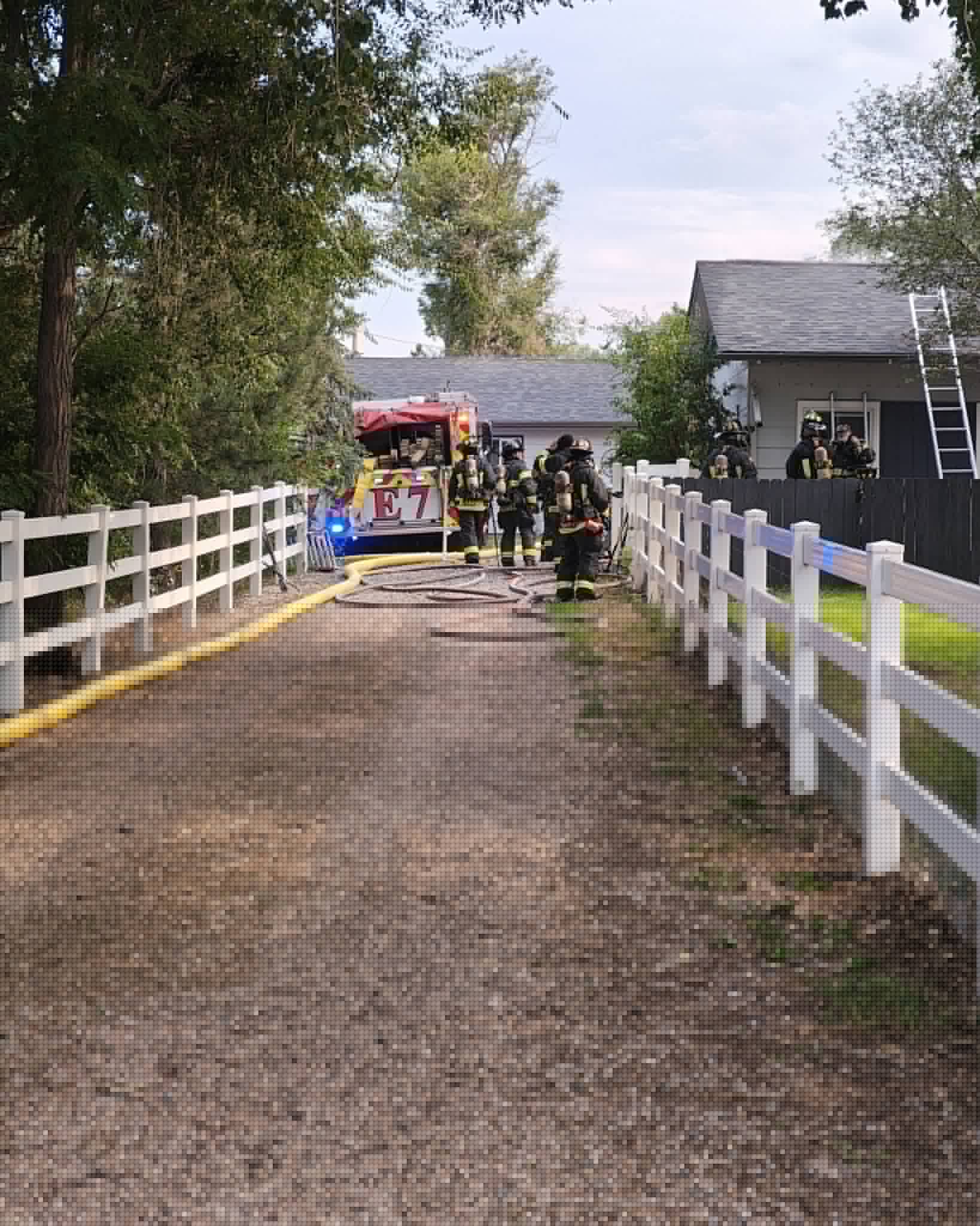 House Fire on West Vine Drive Quickly Contained by Poudre Fire Authority