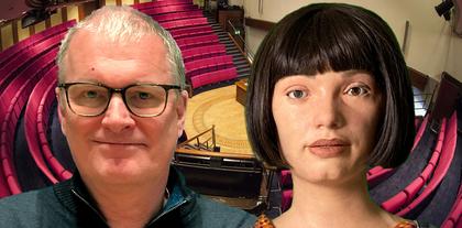 A Futuristic Fusion of Art and AI: Ai-Da Robot Joins the Royal Institution Christmas Lectures