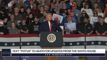 Comment on President Trump Delivers Remarks in Iowa by Anonymous