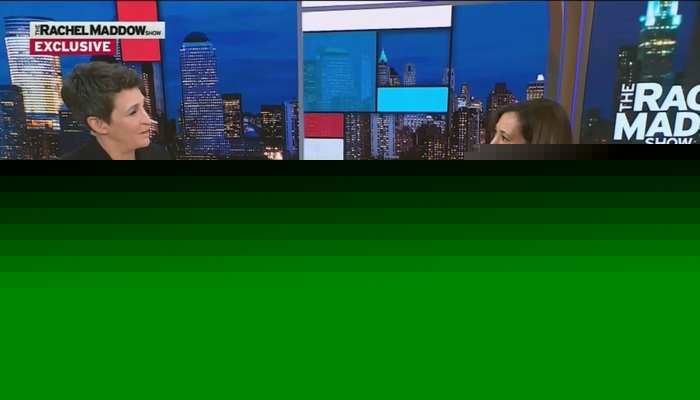 Maddow Dubs Harris 'The Patron Saint of 'I Told You So''