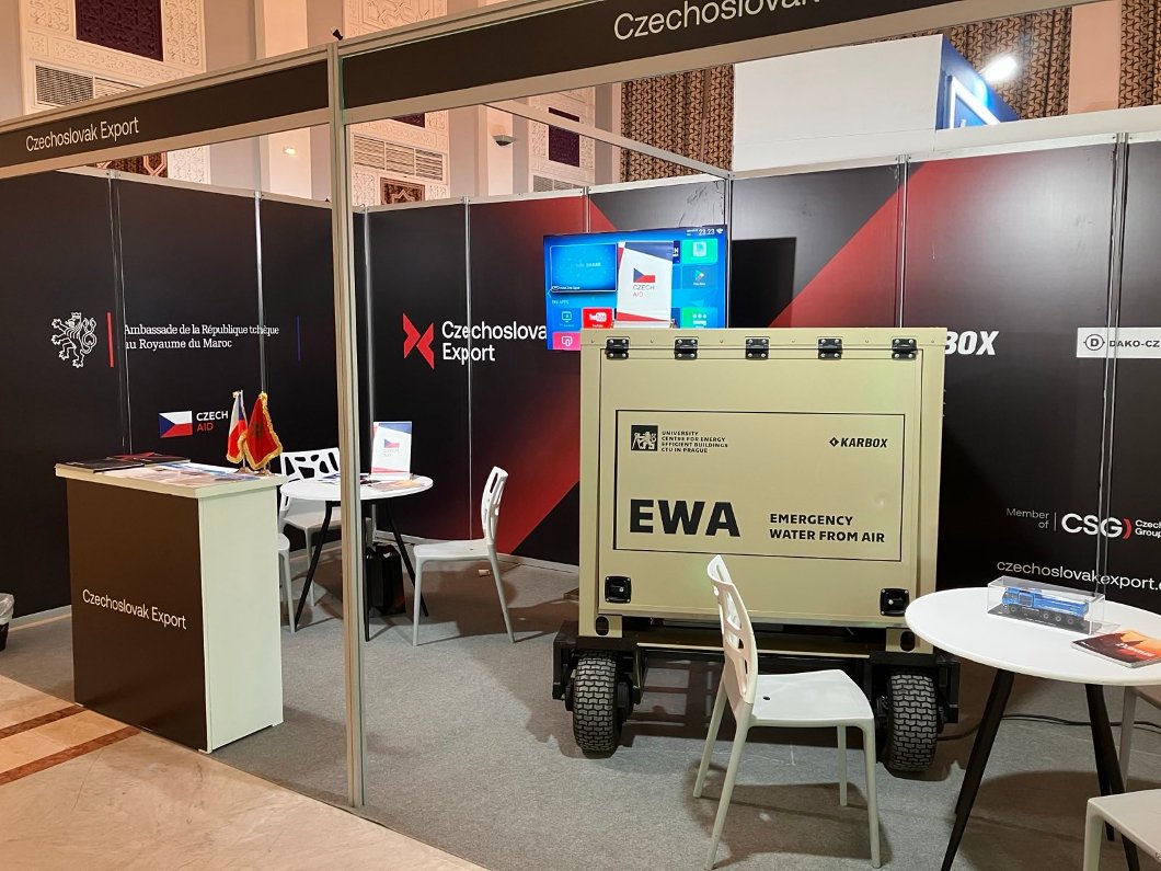 Český stánek na World Power to X Summit k obnovitelným energiím v Marrákeši