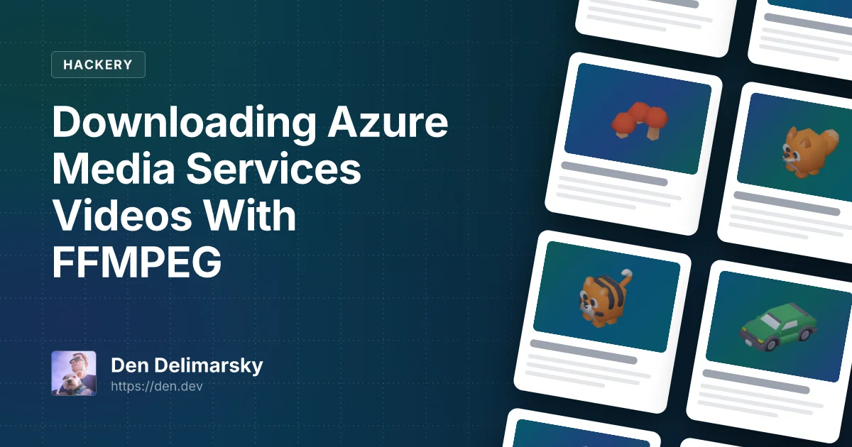 Downloading Azure Media Services Videos With FFMPEG