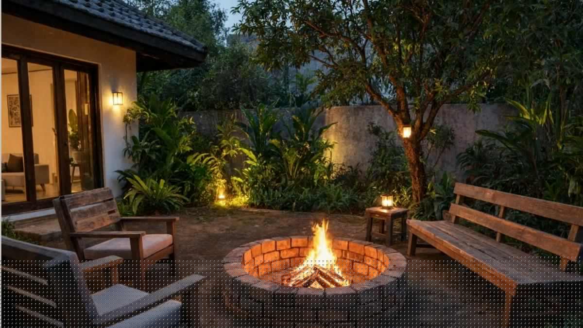 6 Inspirasi Fire Pit di Halaman untuk Menciptakan Area Santai yang Nyaman dan Estetik