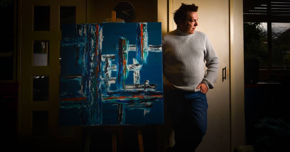 'Unloading thoughts': artist's debut after seven-day psychotic episode
