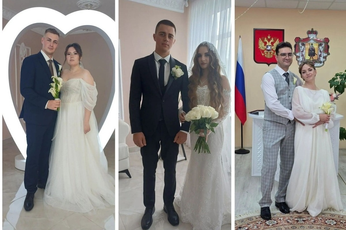 В красивую дату августа в Рязани сыграли свадьбу 80 пар
