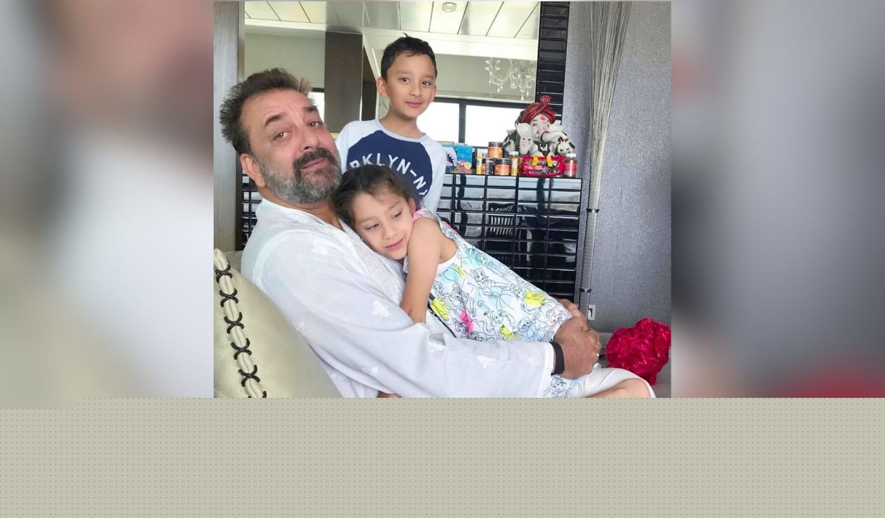 Sanjay Dutt’s twins Shahraan and Iqra pen heartfelt birthday wishes for actor