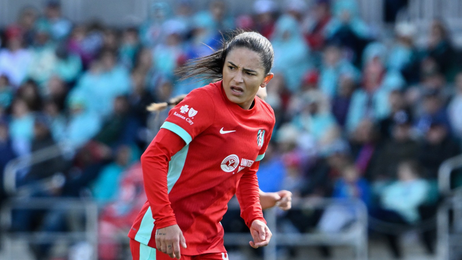 Jacobs’ stoppage-time goal gives the Courage a 4-3 win over the Spirit