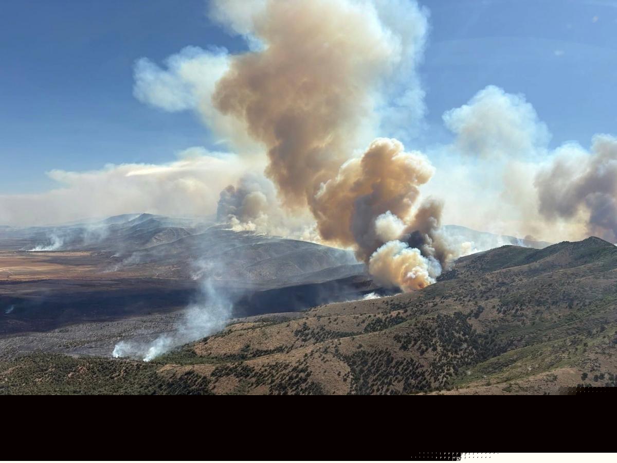 Central Utah Wildfire Grows Fast With No Containment Numbers Yet