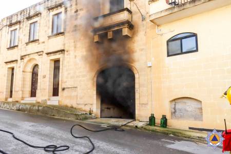 Fire in Gharb Gozo, no injuries reported
