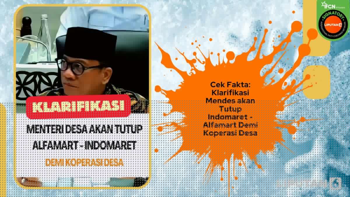 Deretan Hoaks Sasar Mendes PDT Yandri Susanto, Simak Faktanya