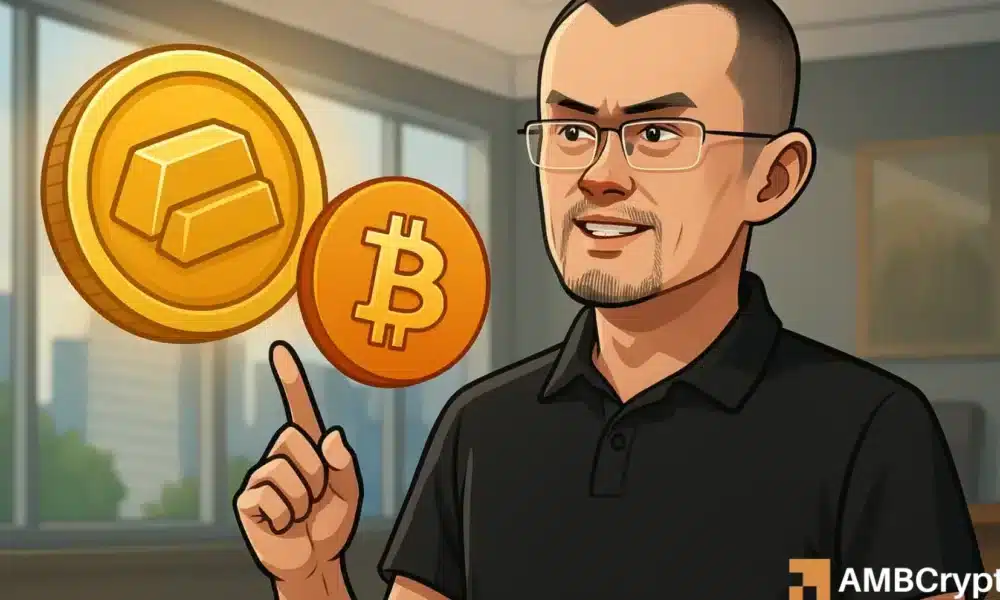 CZ predicts, ‘Bitcoin will flip gold’ – The number BTC needs to reach is…