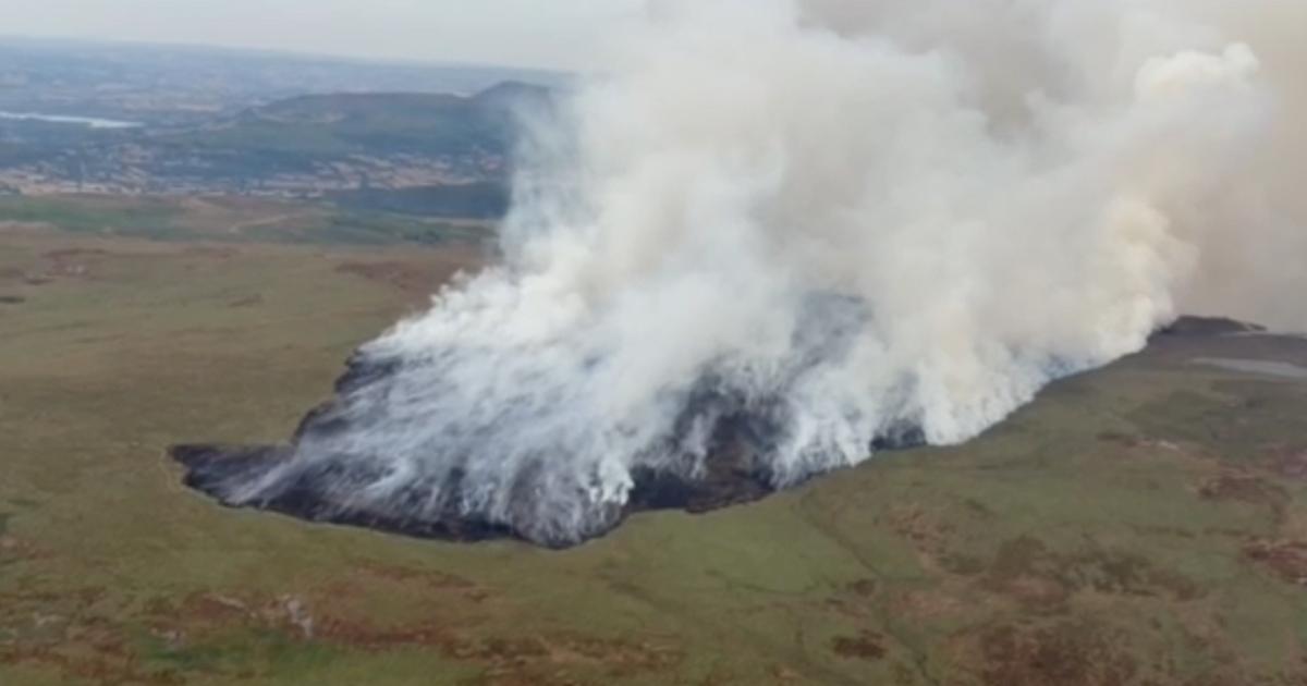 Smoke from huge wildfire drifting across county as fire service issues statement