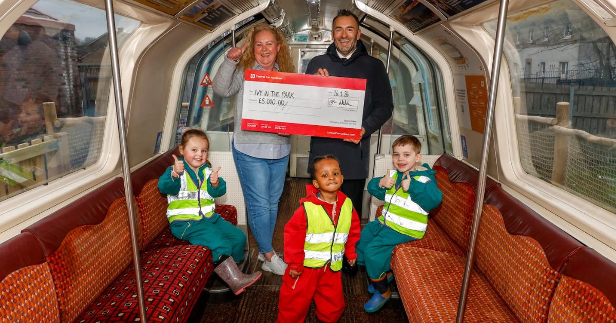 Vandalised subway carriage transformed into outdoor classroom thanks to £5k donation