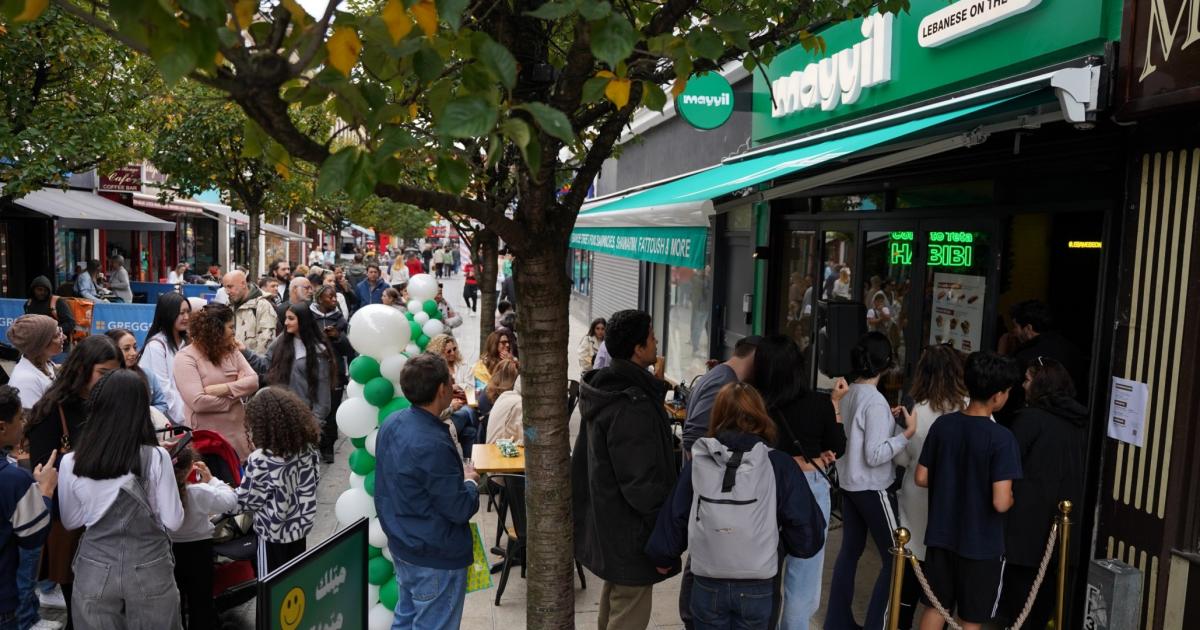 Huge turnout as new Lebanese street food restaurant opens in Kingston