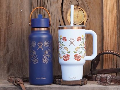 Hydro Flask’s new limited-edition Out West water bottles & tumblers are here with a Country Western twist
