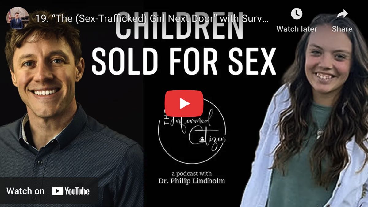 Video Podcast: “The (Sex-Trafficked) Girl Next Door” with Survivor Brea Burnett