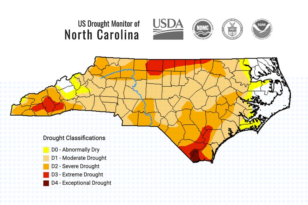North Carolina officials urge continued water conservation despite recent heavy rain