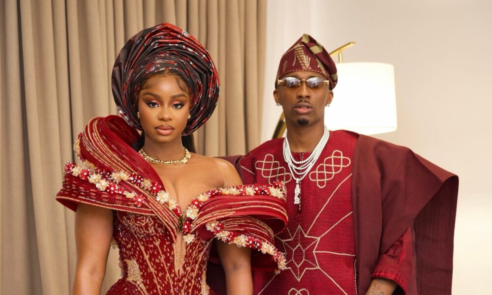 Priscilla Ojo & Juma Jux Just Served the Sweetest Matching Traditional Wedding Looks
