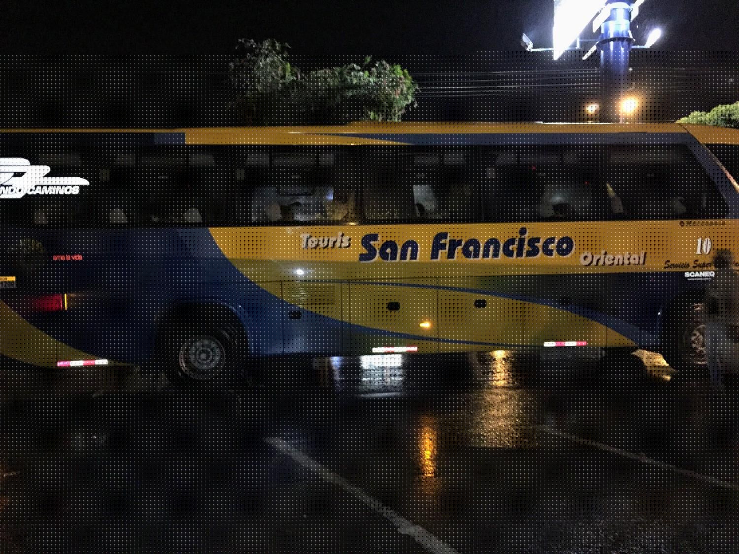 Overnight bus journeys