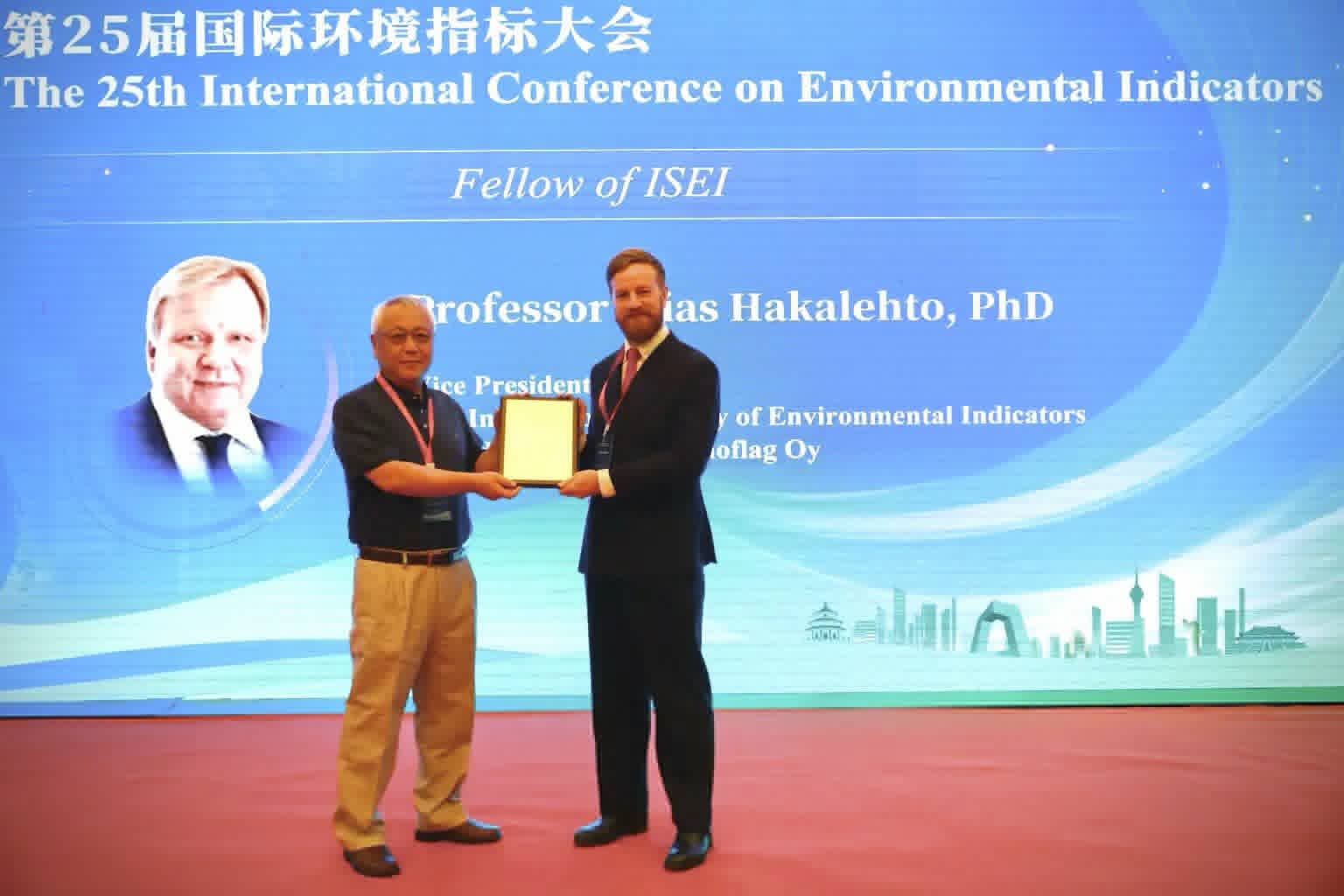 Finnish environmental scientist receives top recognition in Beijing