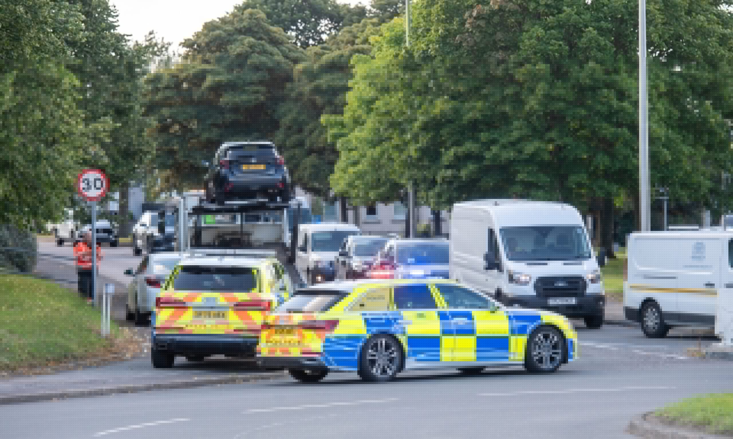 Traffic disruption following crash at busy Aberdeen roundabout
