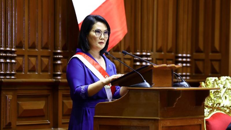 Peru: Keiko Fujimori Begins Her Term with a Message Lacking Any Admission of Guilt