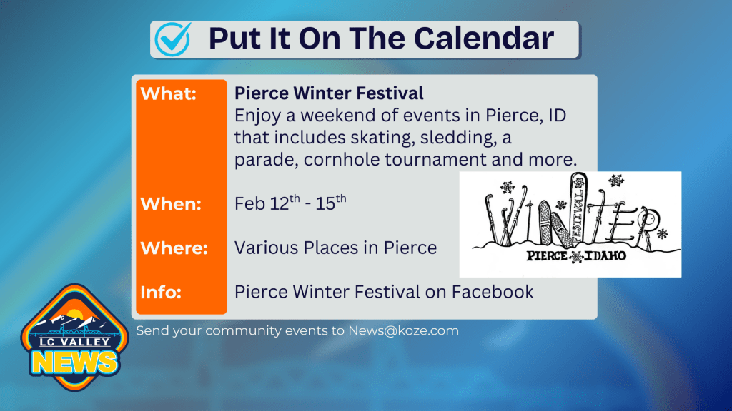 Put It On The Calendar – Pierce Winter Festival
