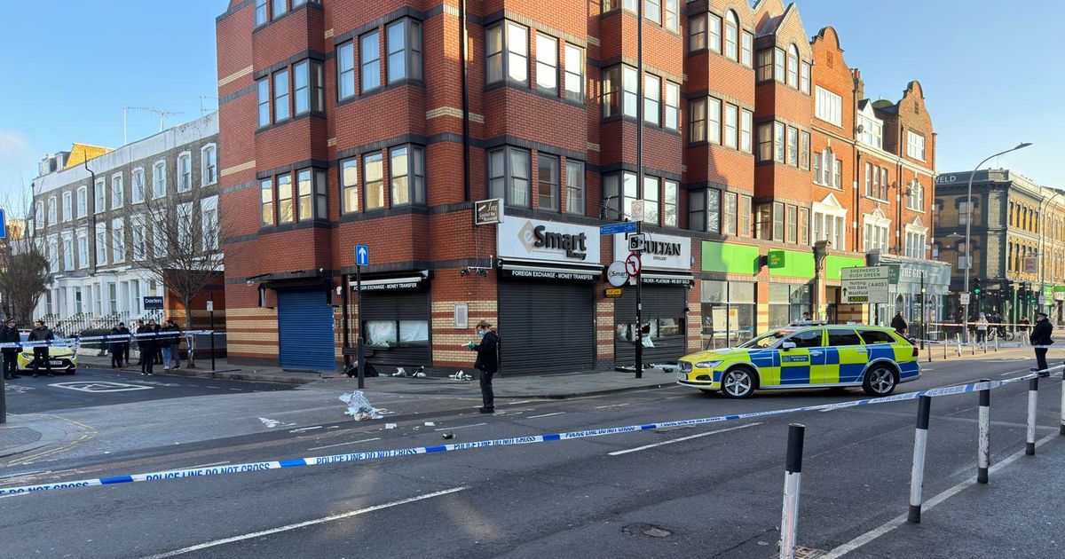 Shepherd's Bush jewellery heist first photos as loot and hammers left behind
