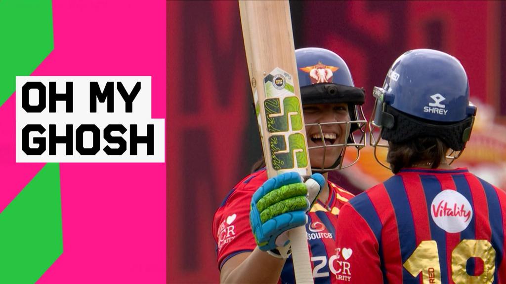 'She's really going for it' -  Ghosh hits quick fifty for Super Giants