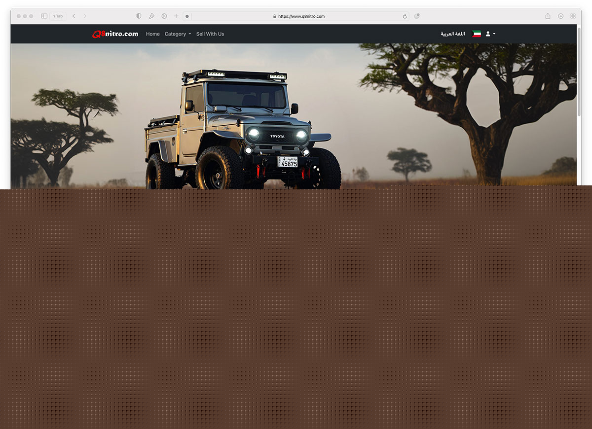 Comment on Q8Nitro Car’s For Sale Website by khaled