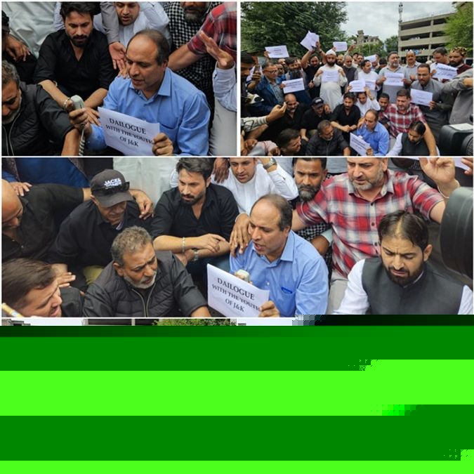 Apni Party protests Govt ‘failures’ in Srinagar